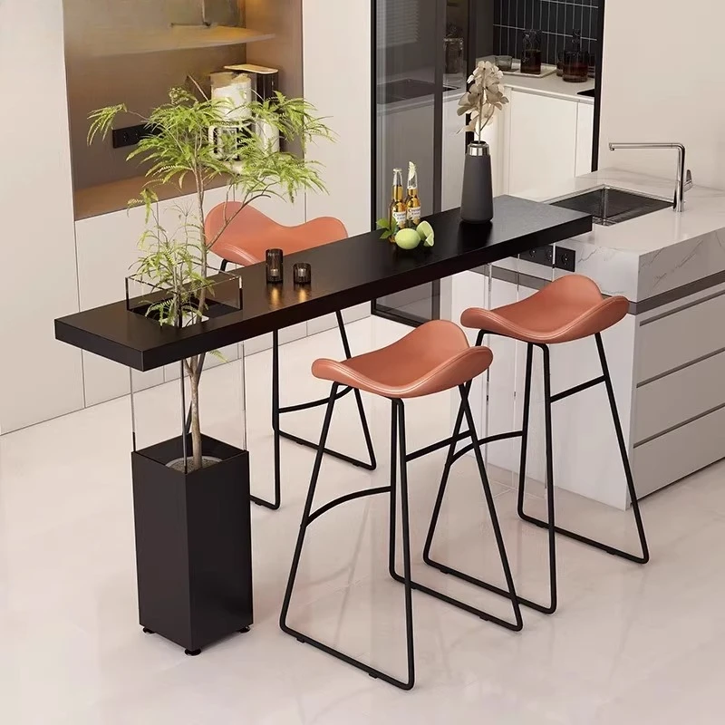 متجر المشروبات الحديثة طاولات بار فيلا فناء طاولات بار فاخرة غرفة المعيشة البساطة الأثاث المتقدم Esstische Lsbt