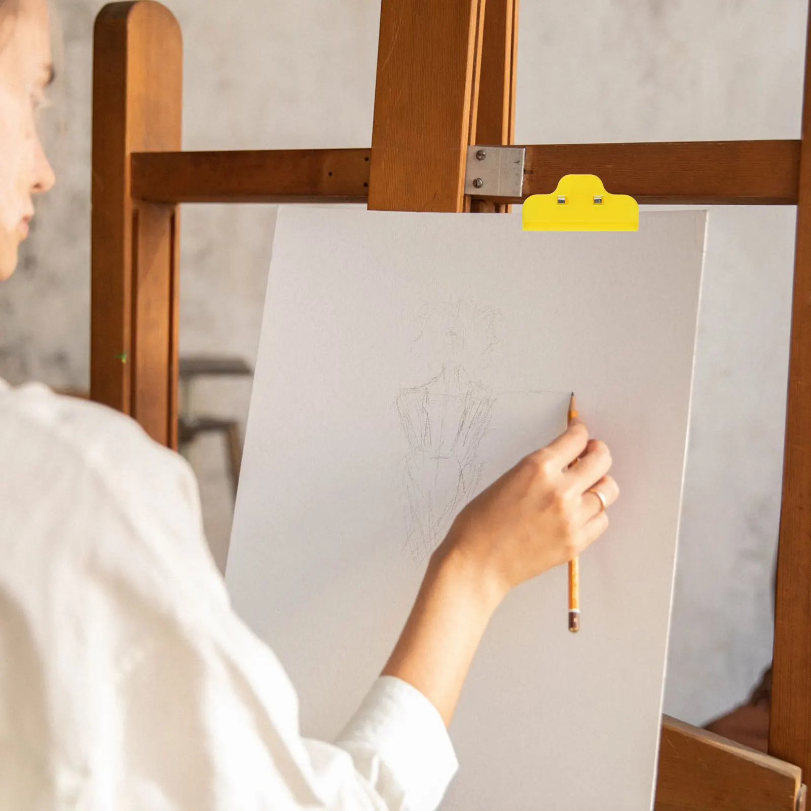 4pcs Painting Clips Plastic Drawing Board Clips For Sketch Oil Painting Frame Document Photo Holder Office Supplies File Binder