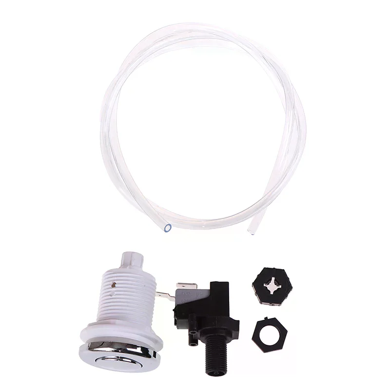 16A Push Air Button Switch Food Waste Disposal Bathtub Massage Chair Switch