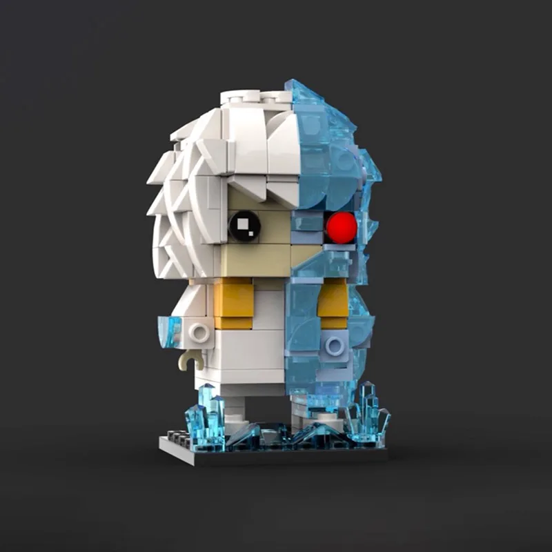 327 шт. Moc аниме модель Shoto Todoroki Ice Brickheadz строительные блоки креативная сборка кирпичи игрушки дети подарки на день рождения и Рождество