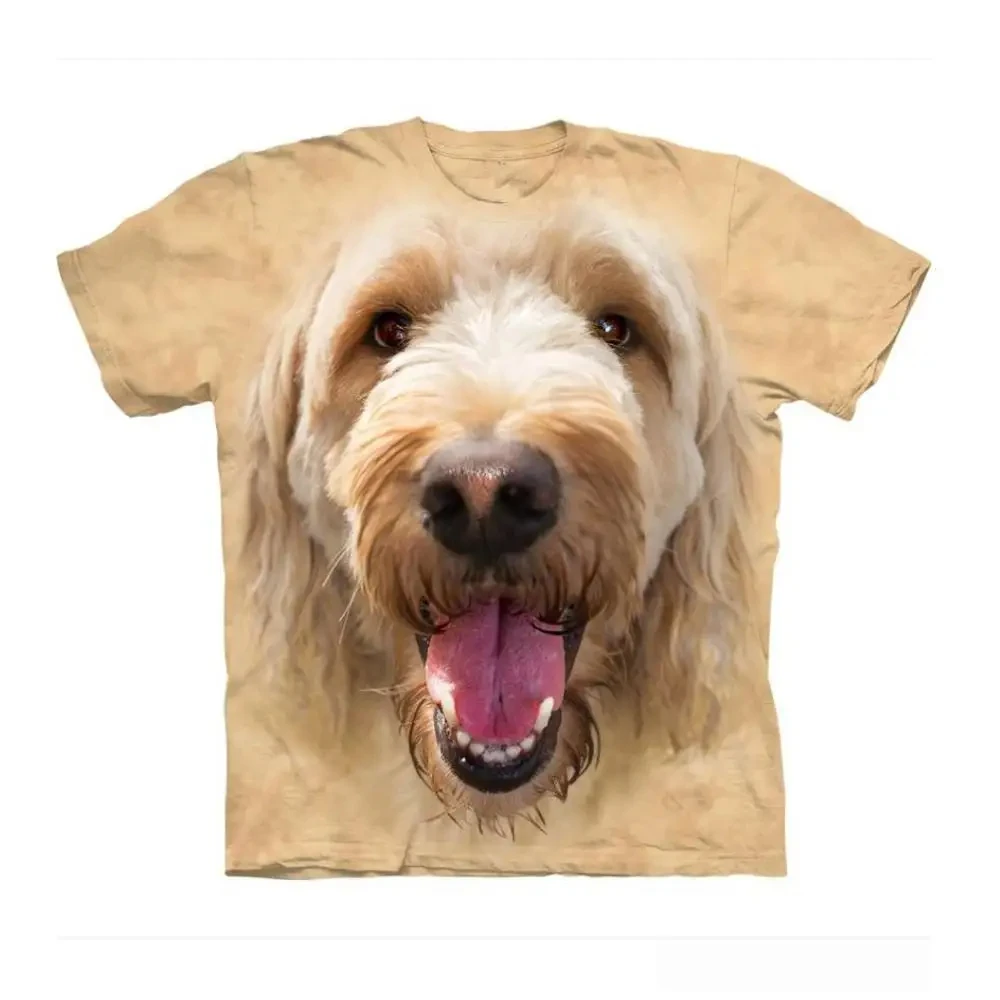 Men\'s T-shirt With Dog Graphic 3D Full Print Pet Dog Men Clothing Summer Short Sleeve Casual Oversized Tee Shirt Fashion Tops
