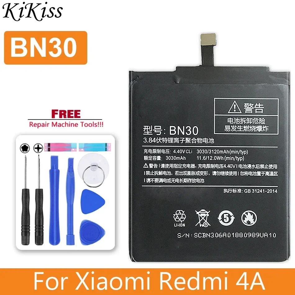 Battery For Xiaomi Redmi 3 3S 3X 4 4A 4X 5A 5 Plus Pro Prime BM47 BM4A BN30 BN34 BN35 BN40 BN42 BN44