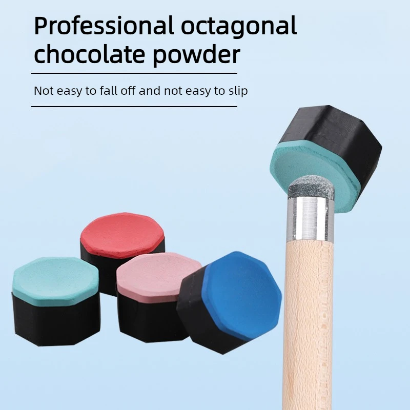 

Восьмиугольный шоколадный порошок для бильярда, разрываемая упаковка, прецизионная сетка на 3000 мешках, повышает производительность кожи головы, противоскользящая