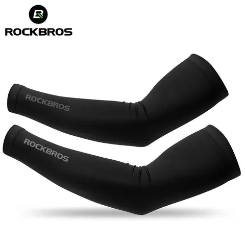 Breathable UV Arm Sleeves with Elbow Pad ROCKBROS