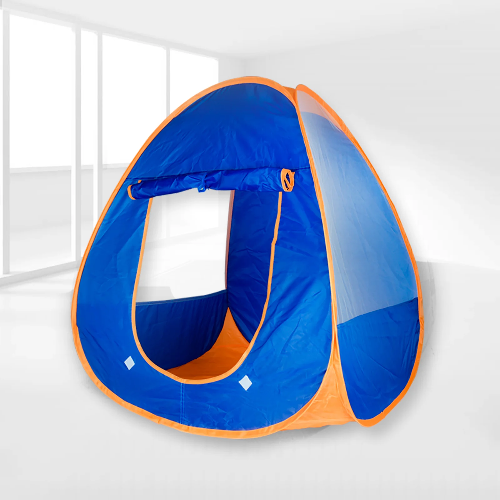 خيمة أزرق للأطفال، منزل صغير داخلي، لعبة منزل كرة أوشن، حمام سباحة للأطفال الأولاد والبنات، خيمة مريحة قابلة للطي مكونة من أربع قطع #4