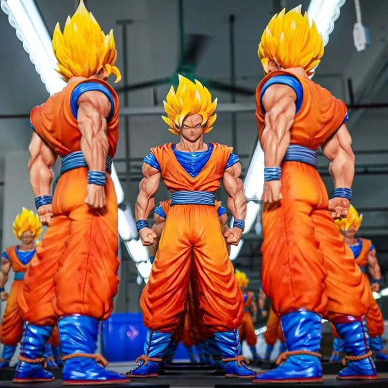 

Аниме Dragon Ball Goku Rose Goku Аниме Фигурка Super Saiyan Son Goku Фигурка Ssj2 ПВХ Модель Статуя Коллекция Игрушек Фестивальный Подарок