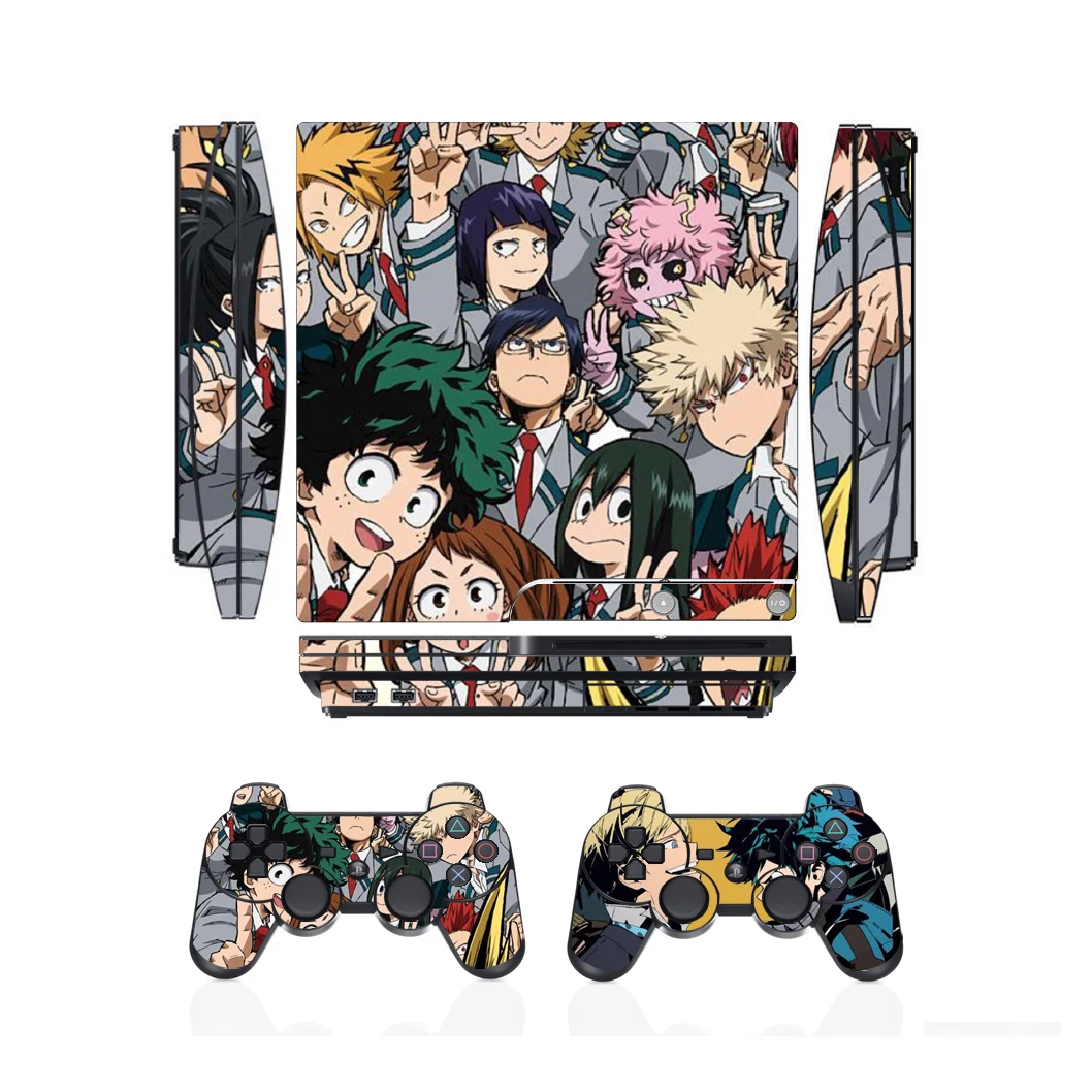 2701 Vinyl Haut Aufkleber Protector für Sony PS3 Slim PlayStation 3 Slim und 2 controller skins Aufkleber