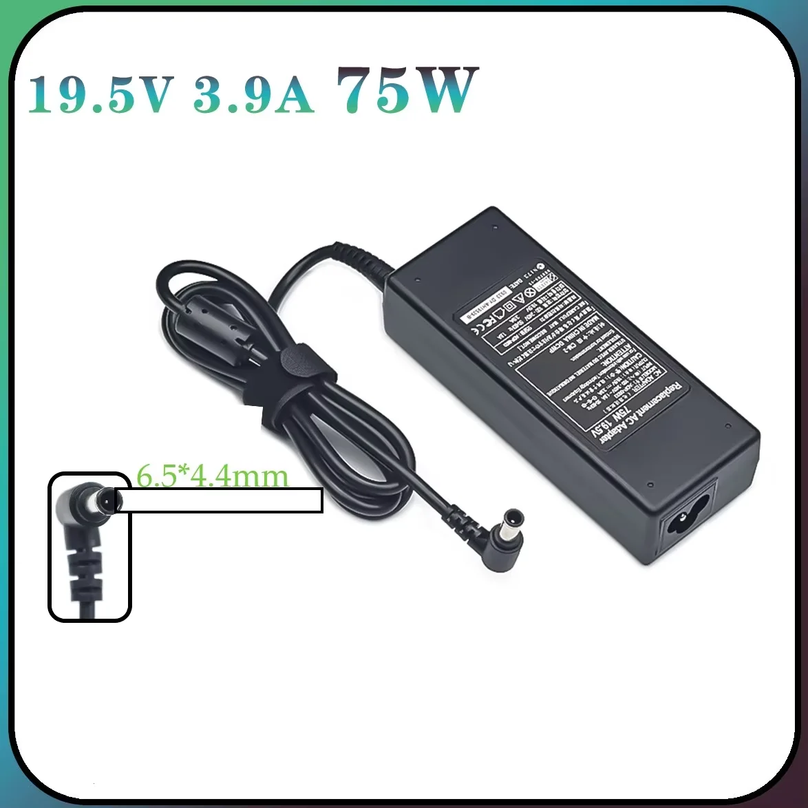 

19.5V 3.9A 76W 6.5*4.4mm charger for SONY Vaio Laptop Charger AC adapter 19.5V VGP-AC19V20 VGP-AC19V19 VGP-AC19V34 VGP-AC19V27