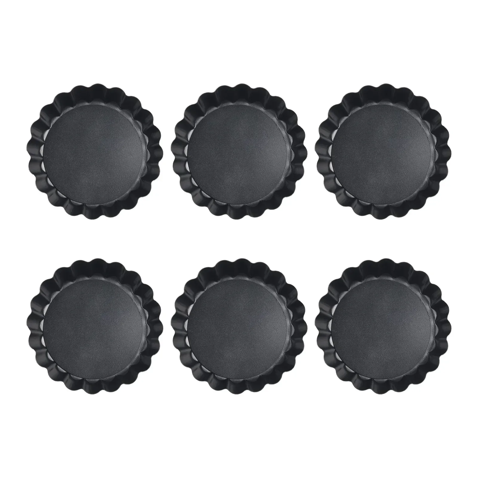 

Durable High Quality Brand New Non-Stick Tart Pan Baking Bottom Cake Cases Mini Quiche Pans Removable Replacement