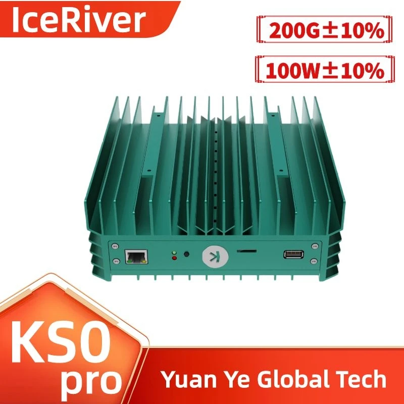 IceRiver KS0pro KAS 채굴 기계, Ks0 Asic 채굴, 3 월 25 일 채굴 선박, 200Gh/S 100W