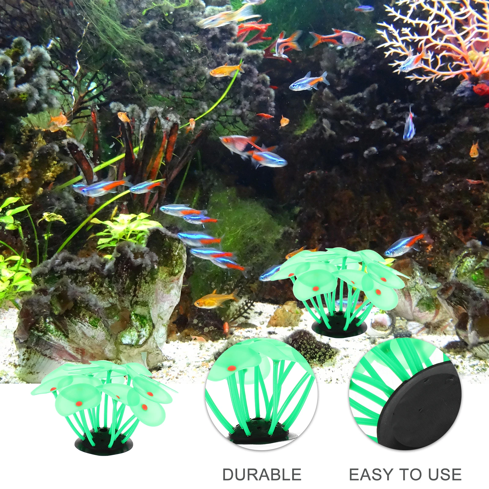 

Simulated Coral Aquatic Grass Artificial Plastic Fish Decorations Lifelike Aquarium Plants Decorative Fish for Aquarium