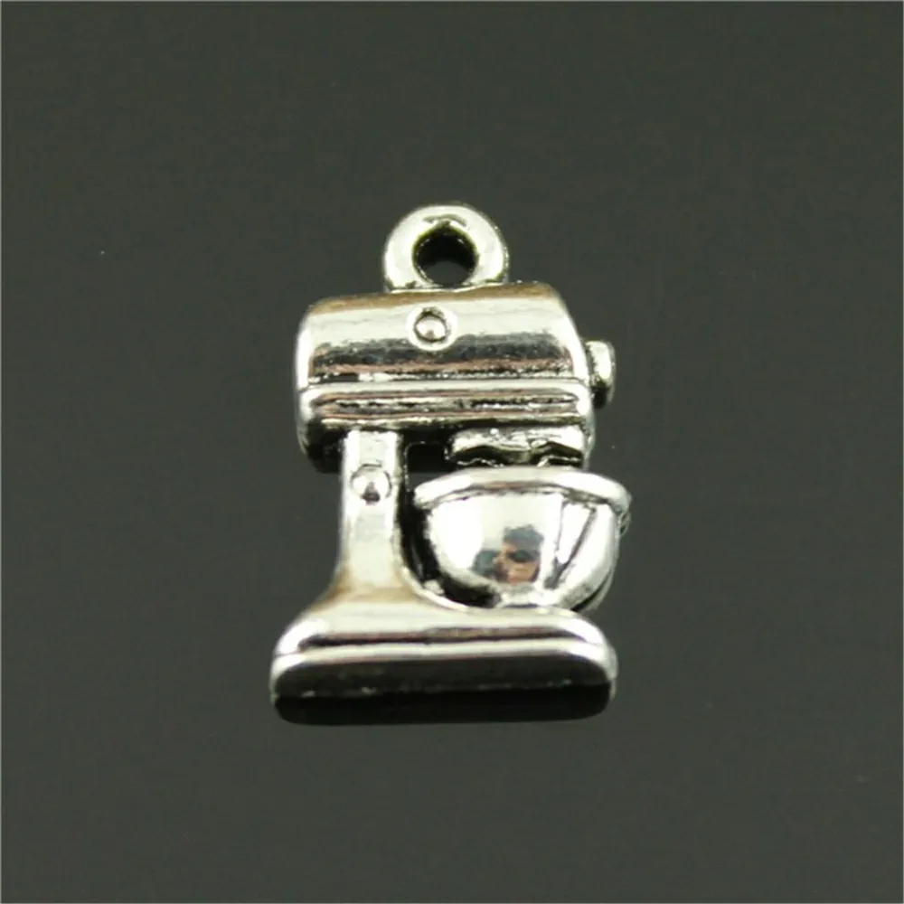 20pcs Charms Electric Mixer Kitchen Cooking Coffeemaker Coffee 16x10mm Antique Pendant Fit Vintage Jewelry Making