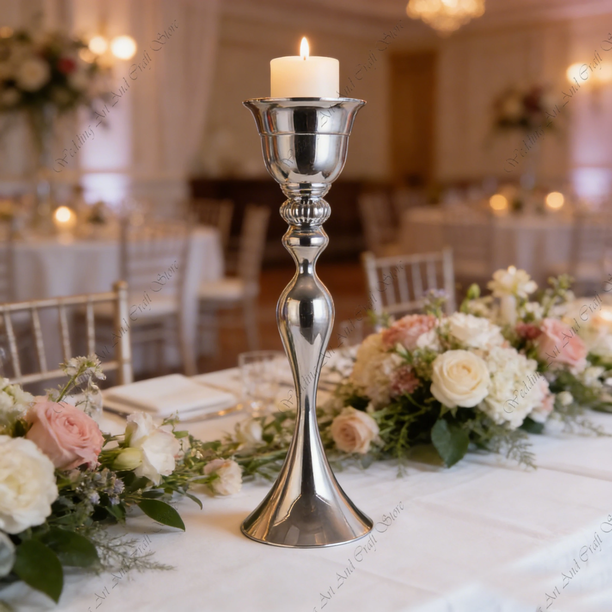 

10 шт. металлических ваз F30 (82-120 см) серебристого цвета для цветочных композиций, высокие вазы для свадеб и вечеринок, ivy819