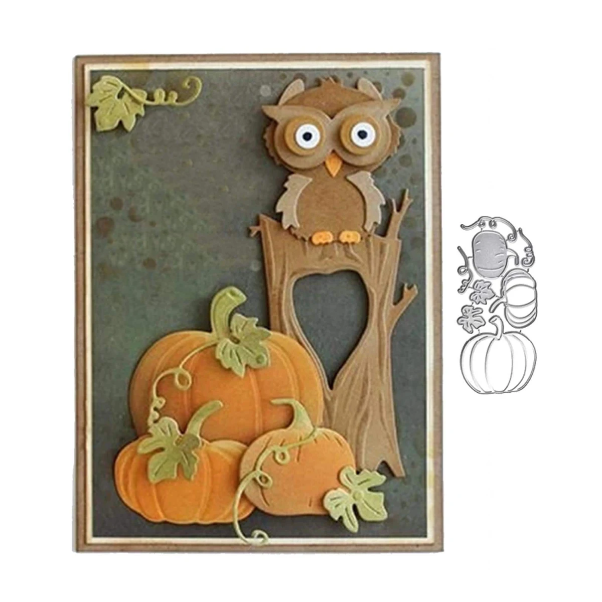 Halloween Pumpkin Metal DIY Embossing Moulds Stencil Cutting Dies for Album Paper Card Making Scrapbooking Durable