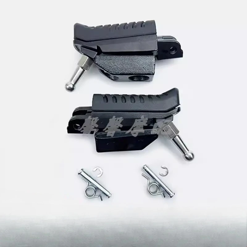 Front Foot Pedals Foot Rest Stands Left and Right Foot Pedals For QJMOTOR QJ300-12 Accessories SRV300 SRV 500S