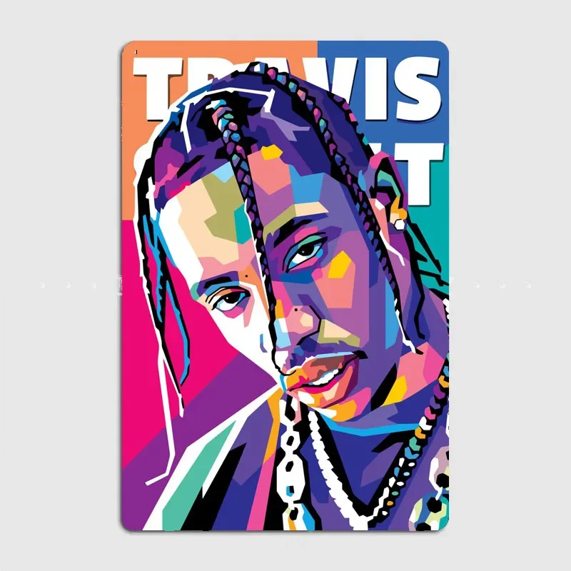 Rap Singer Retro Poster Metal Sign Garage Room Wall Decor Bedchamber Decor Custom Tin Home Decor