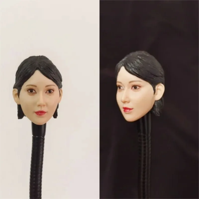 

Glf 1/6 Scale Female Eighth Route Army Instructor Head Carving Model Soldiers Beauty Head Sculpt for 12" Action Figures