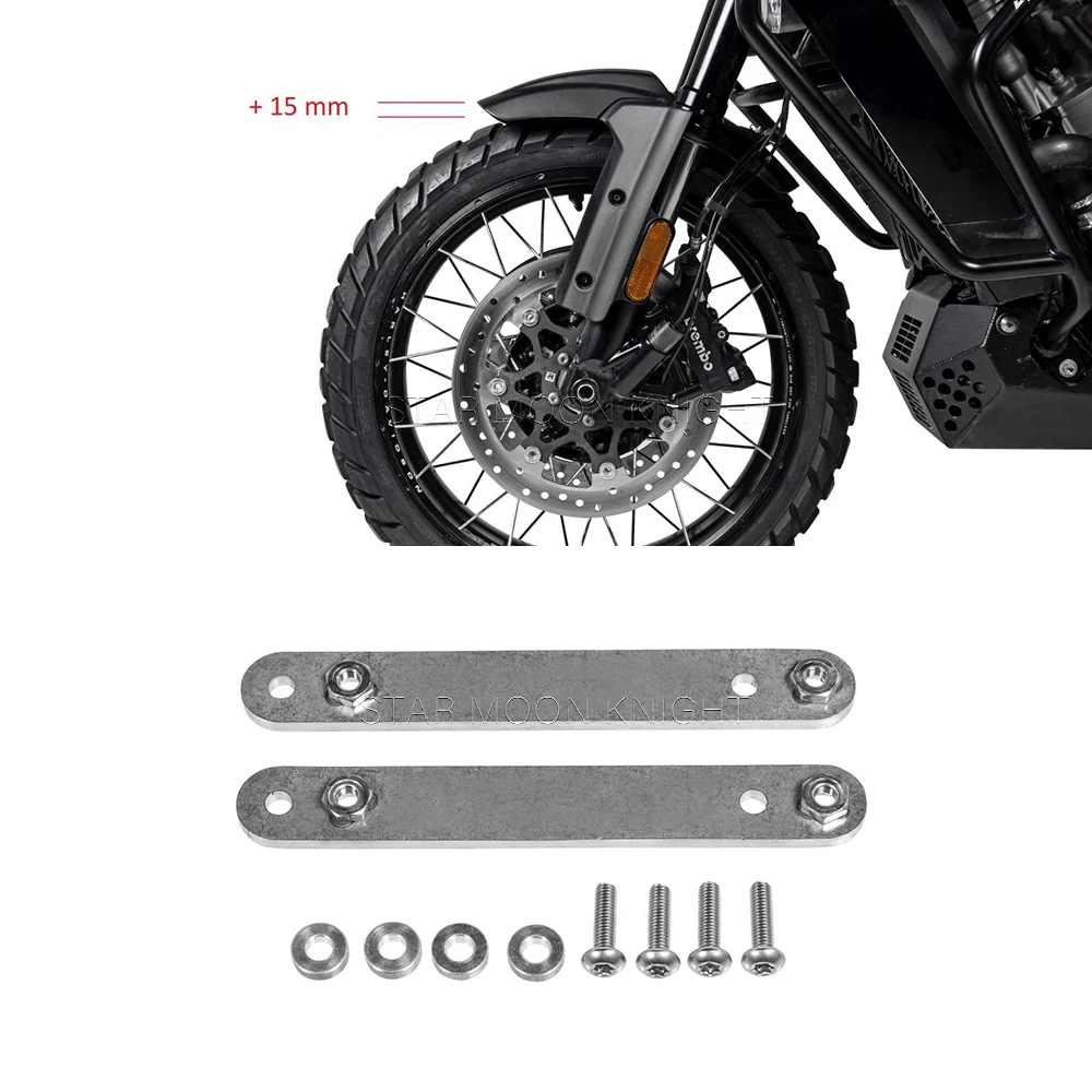 PA1250 Front Fender Riser Adapter For Pan America 1250 Special RA 1250 S 2021 - Motorcycle Accessories Fender Lifting Bracket
