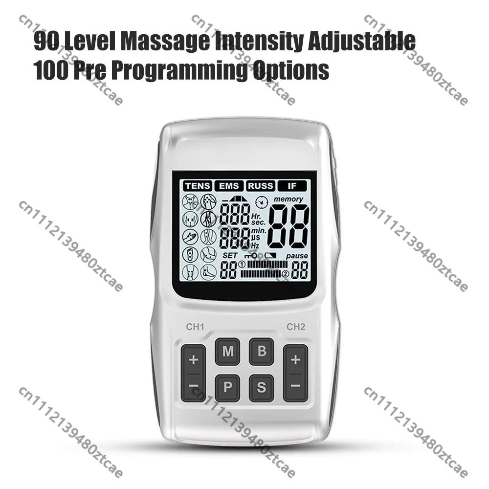 Unit Muscle Stimulator, Needle Therapy Electrode Massage Machine, Electric Pulse Physiotherapy Massager for Pain Relief