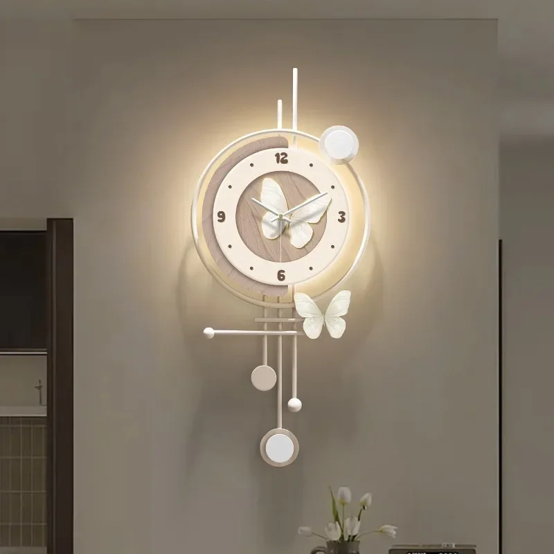 Factory Direct 2026 Living Room Korean Wall Clocks Minimalist Design Xenomorph Creative Wall Clocks Aesthetic Fashion Reloj Pare