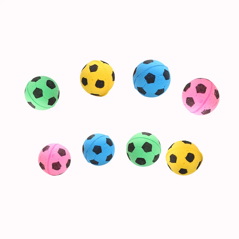 1/3/5/10 Pcs Professional Latex Foam Football Pet Dog Toy Funny Pets Toys Squeaky Ball Dog Cat Interactive Training Accessories