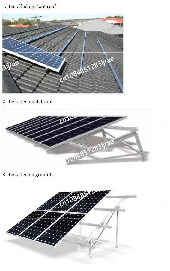 Solar Power Off Grid Hybrid System Home Use Kit 3KW 5KW 3000W 5000W Inverter Battery Panel