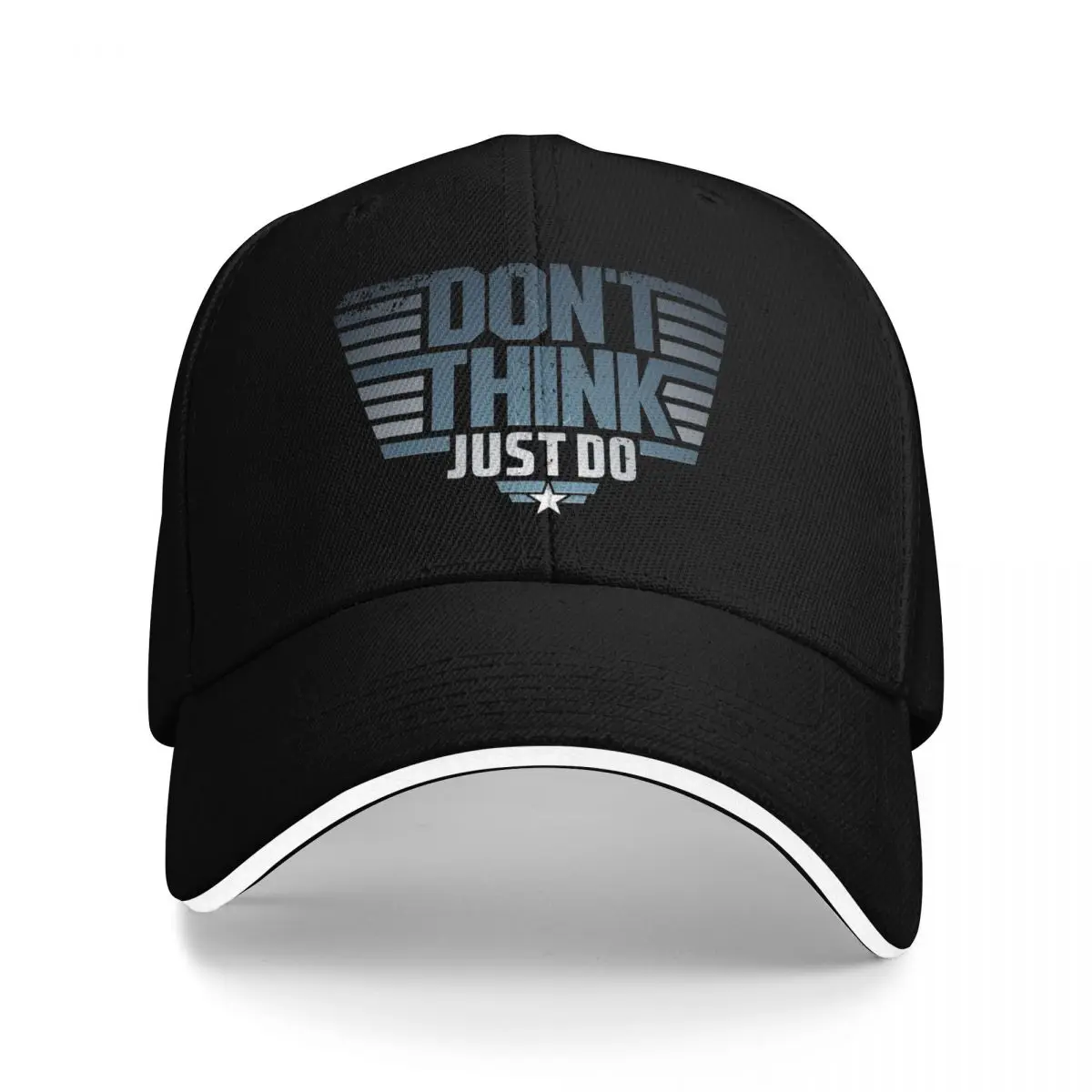 Baseball Caps Top Gun Don't Think Just Do Graphic Female Male Outdoor Spring Hats