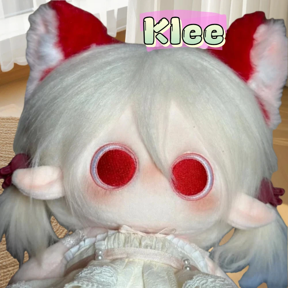

Мягкая плюшевая кукла Genshin Impact Klee, 20 см, игрушки, нарядная кукла, периферийные устройства, милая мультяшная хлопковая кукла для детей и взрослых, рождественский подарок