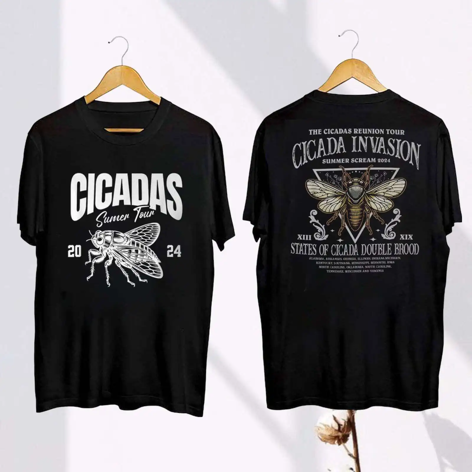 The Cicadas Comeback Tour Shirt, The Cicadas Reunion Tour Summer 2024 Graphic T-