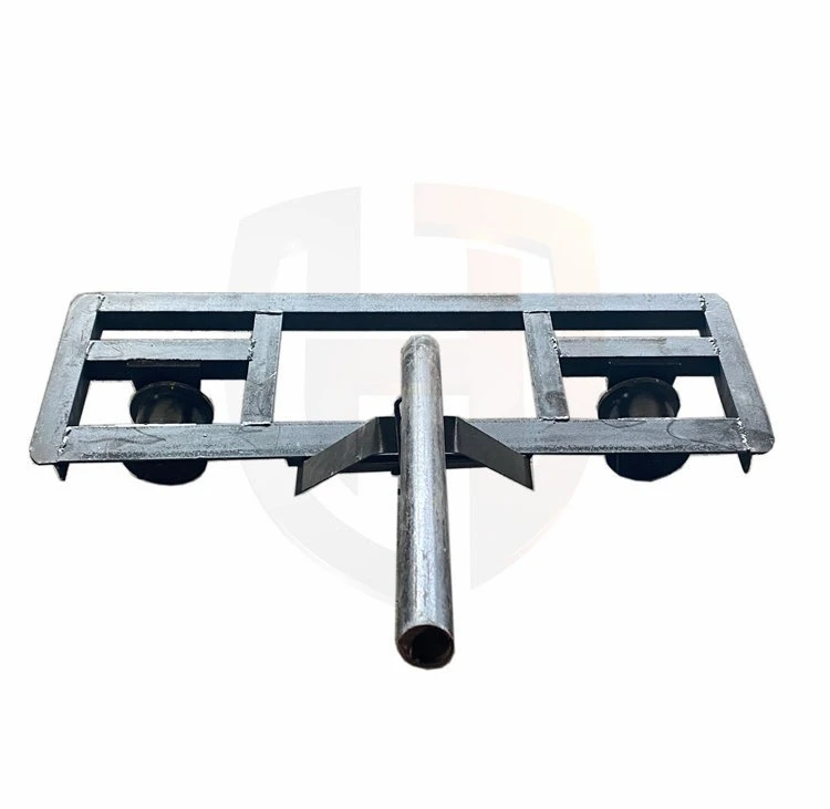 Single row rail car for rail transportation in railway mines, hand-held cast steel wheel car 1200x400