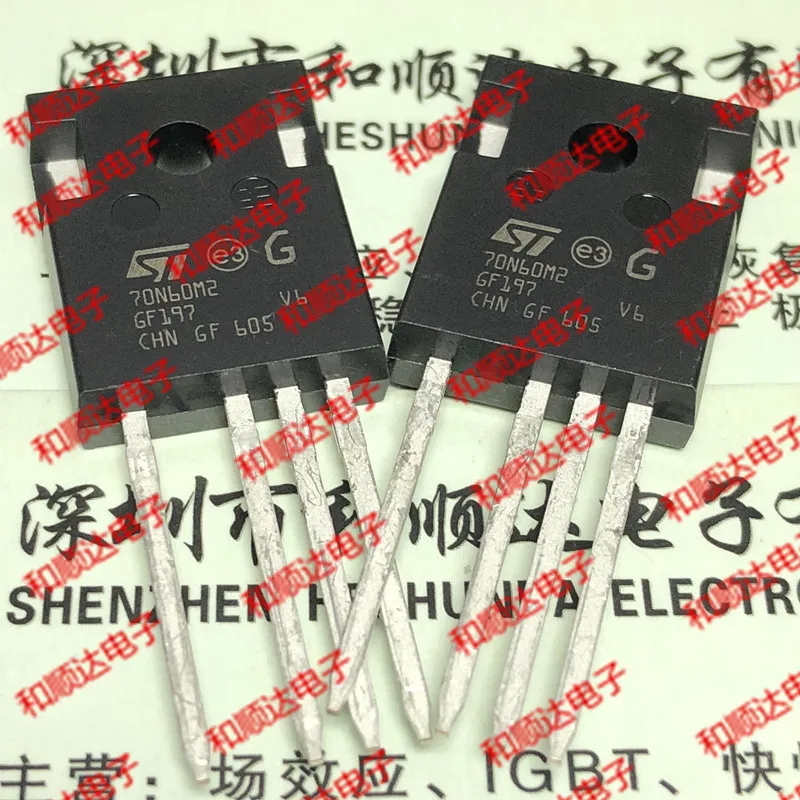 STW70N60M2-4 70N60M2 العلامة التجارية الجديدة TO-247-4 مع تبادل الجودة وقدرة التصوير المباشر