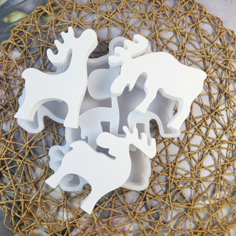 Reindeer Resin Silicone Molds for Epoxy Resin, Soap, Baking, Chocolate, Dropship