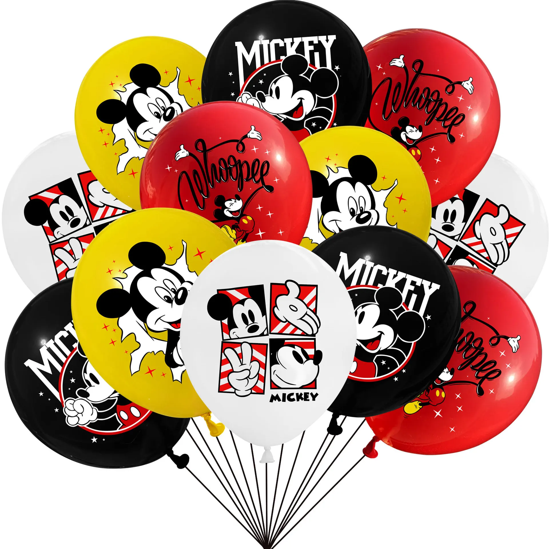 Disney Cartoon Theme Latex Balloon, Mickey Mouse, Children's Toy, Birthday Party Decoration