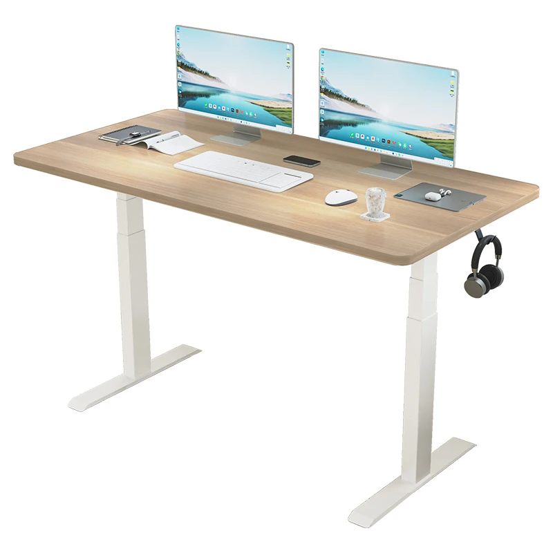 

Frame Electric Dual Motor Sit Standing Desk Upward 2 Segment Metal Height Adjustable DeskFrame Max Height 47 Inch Width 70 Inch