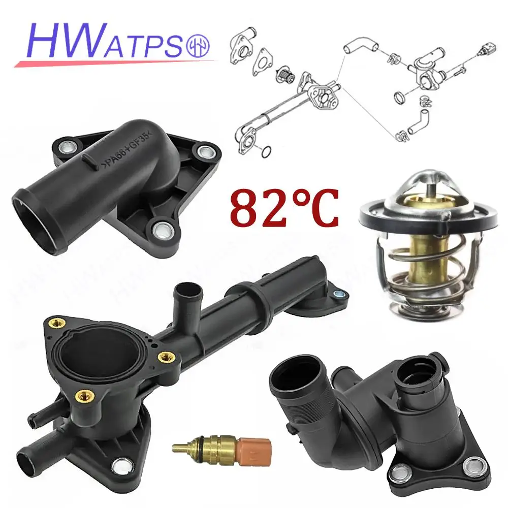 25611-02502 25650-02501 25622-02501 25632-02566 Coolant Thermostat Housing Water Outlet For Hyundai Atoz Amica Kia Picanto SA