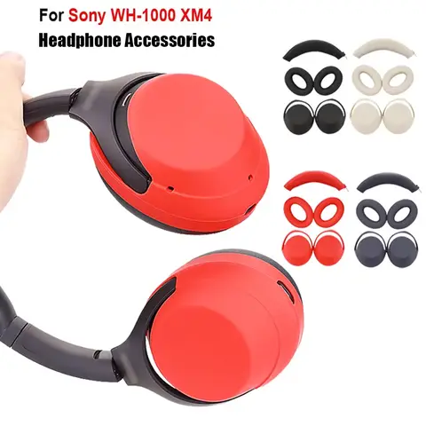 소니 WH-1000XM4 1000XM3 이어폰 실리콘 보호 케이스 헤드셋 헤드빔 보호 슬리브용 헤드폰 커버