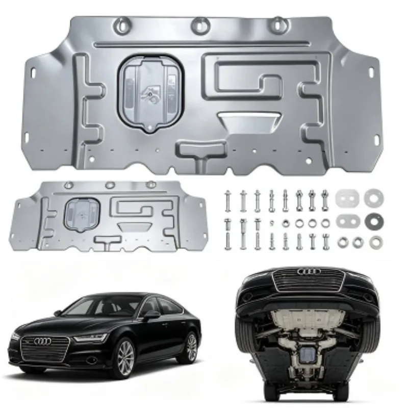 Engine Splash Shield Durable Underbody Skid Plate and Chassis Protection for Audi A7 2013-2018 2.0T 2.5T 3.0T