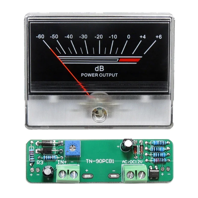 VU مستوى متر ستيريو Preamp مُضخّم صوت مجلس مؤشر DB Preamp الصوت السلطة متر مع سائق مؤشر الخلفية