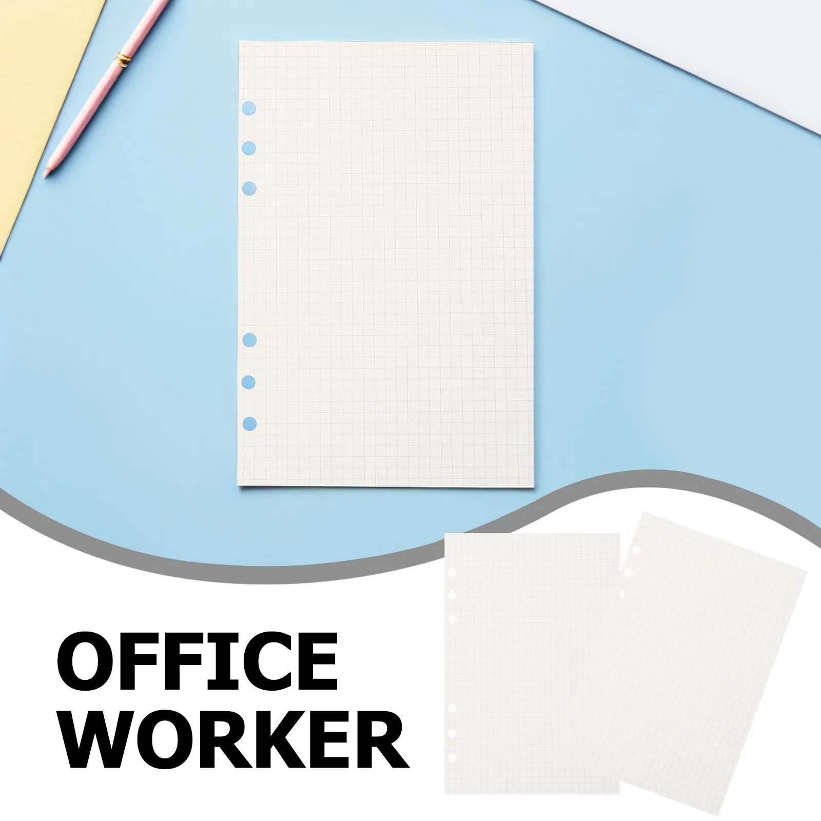 225-hojas-de-repuesto-a5-para-cuaderno-de-anillas-paginas-cuadriculadas-insertos-para-planificador-diario-semanal-y-mensual-lista-de-tareas-blocs-de-notas