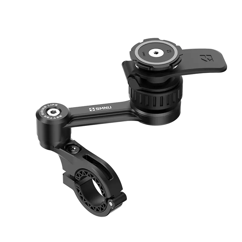 

SMNU Magnetic Shock-Absorbing Quick Lock Motorcycle & Bike Phone Holder, Anti-Vibration Mobile Mount