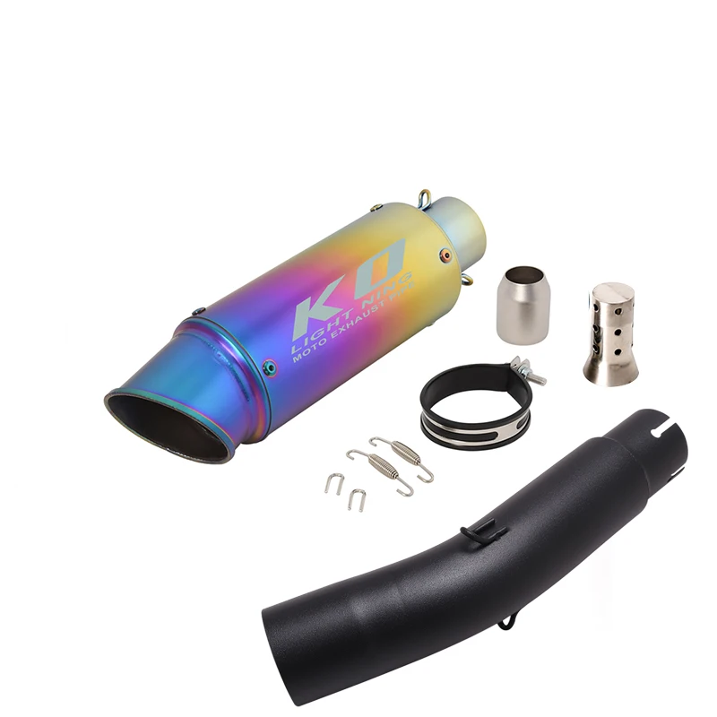 

For HONDA CM300 Rebel500 2017-2025 Motorcycle Modified Exhaust System Pipe Mid Tube Slip On 51mm Mufflers Removable DB Kille