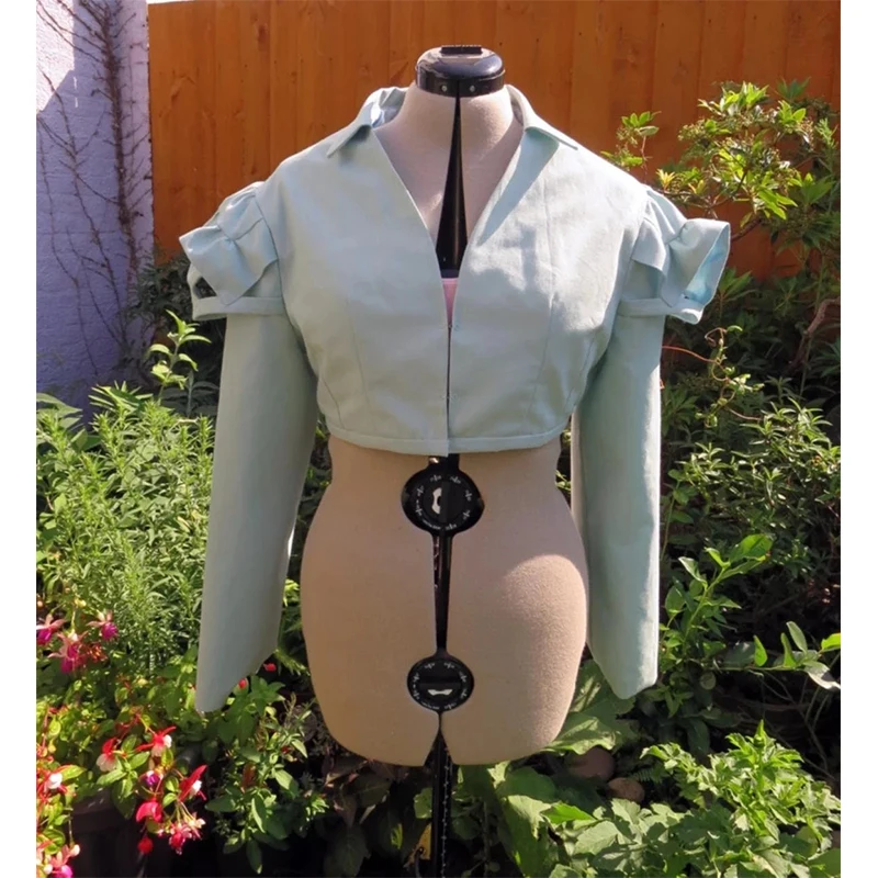 

Custom Made Elizabeth Bennet's Spencer Jacket Regency Long Sleeves Coat Halloween Costume