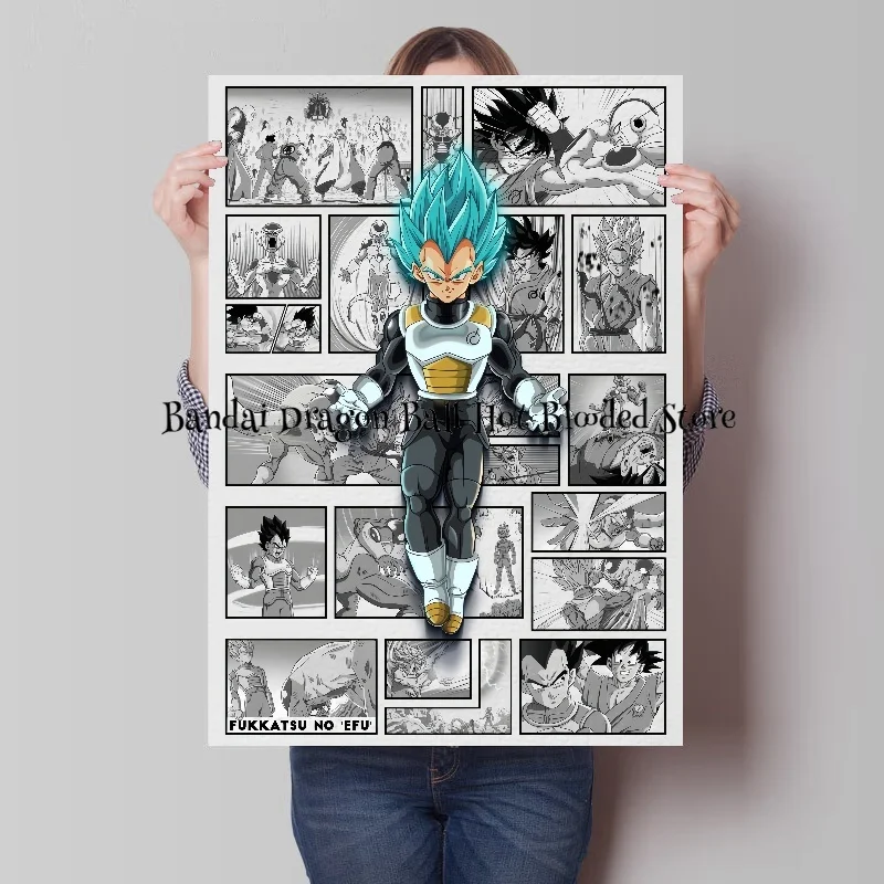 Canvas Art Walls Painting Japan Dragon Ball Goku Anime Characters Aesthetic Poster Room Home Decoration Paintings Birthday Gifts