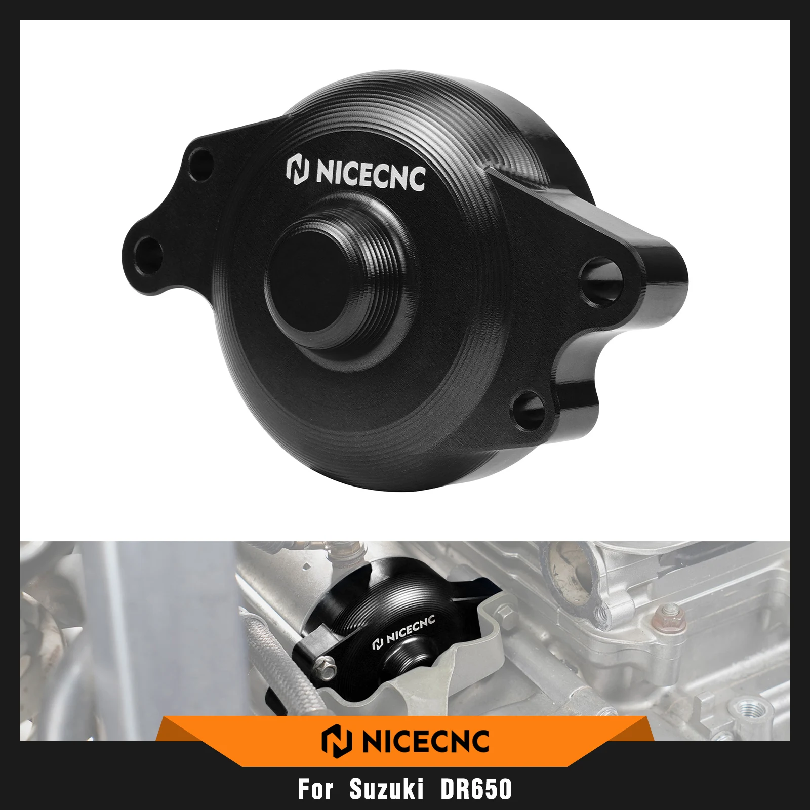 

NICECNC Starter Motor End-Cap for Suzuki DR650 DR650S DR650SE 1996-2024 2023 2022 2021 2020 2019 2018 2017 DR 650 S DR 650 SE