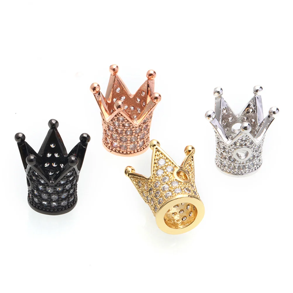 

Diamante White Crown Necklace Accessories DIY Pendant Jewelry Making Material Creative Craft for Handmade Jewelry