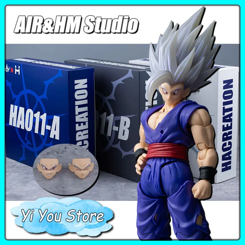 

AIR&HM Studio Son Gohan Head Sculpt Dragon Ball Super Saiyan Gohan Beast Head Accessories Anime Action Figures Toys Gifts