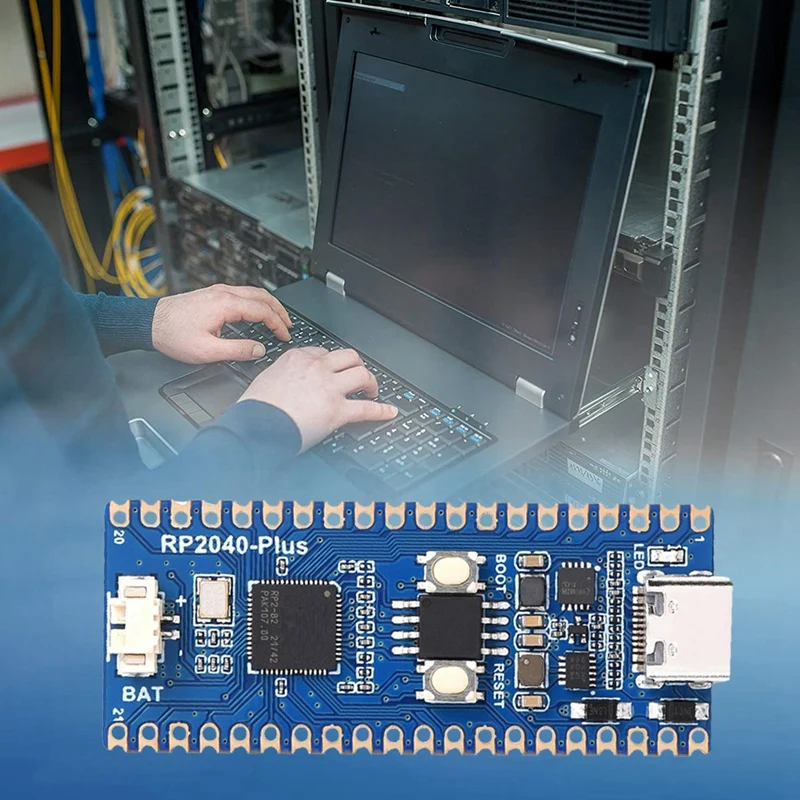 Waveshare RP2040 Plus aktualizacja mikrokontrolera RP2040 dwurdzeniowy procesor 16MB on-Chip Flash dla Raspberry Pi Pico