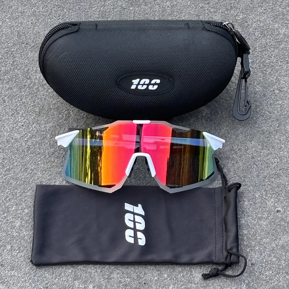 Photochrome Fahrradbrille mit Etui, Outdoor-Sportsonnenbrille für Herren, MTB-Fahrradbrille, Damen-Rennrad- und Mountainbike-Brille