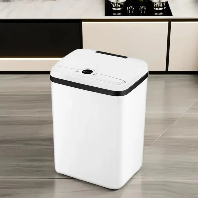 15L Plastic garbage bin Trash Can Dustbin  Waste Container Food Rubbish bin Recycler Waste bin
