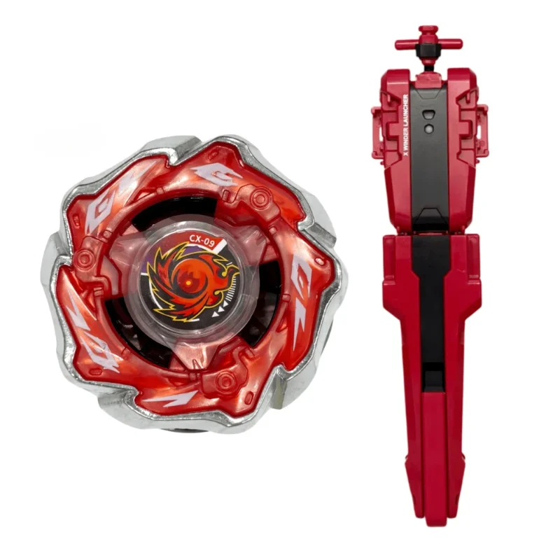 Gyro X Toy Gyroscope,Red Series Alloy Gyroscope, Children's Battle Toys BX, CX, DX with Starter Skills Games, Birthday Gifts
